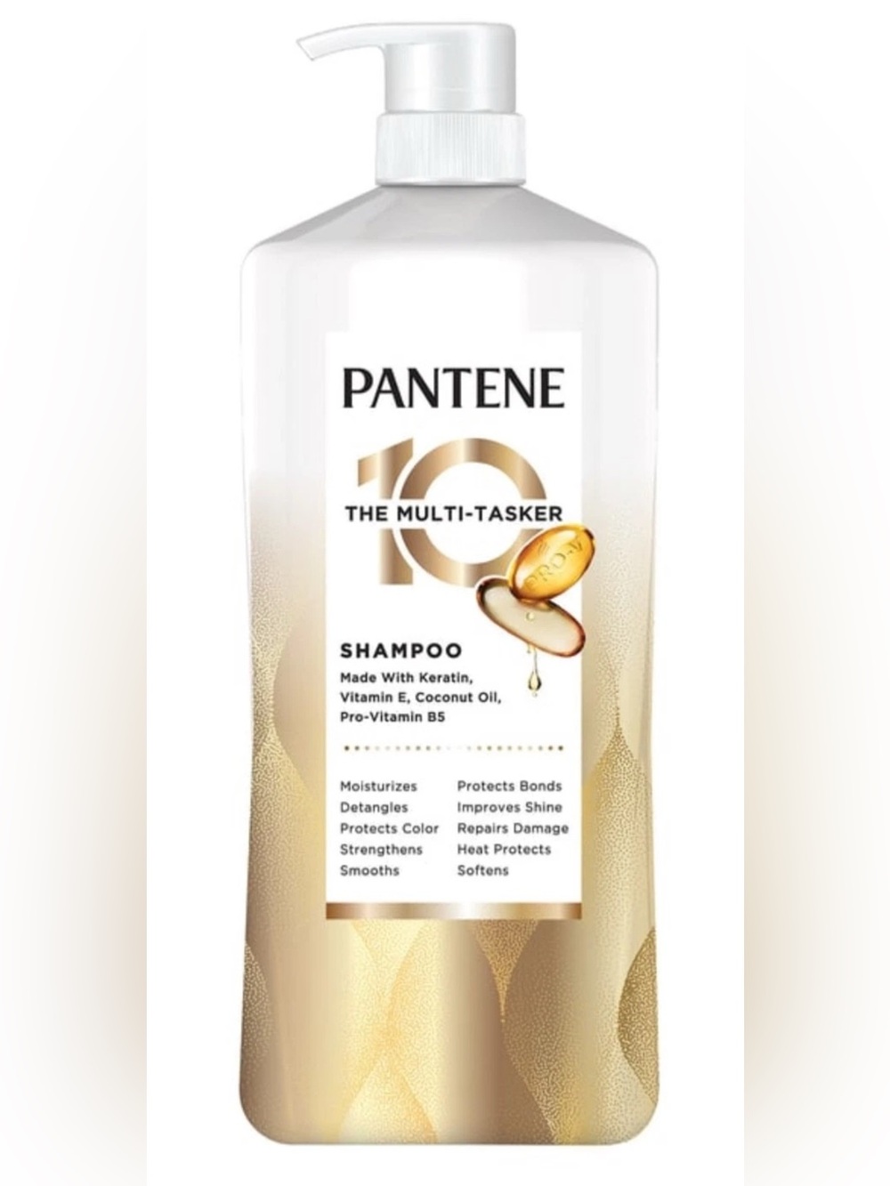 Pantene The Multi-Tasker 10 Shampoo 38.2 fl oz Keratin Pro-V B5